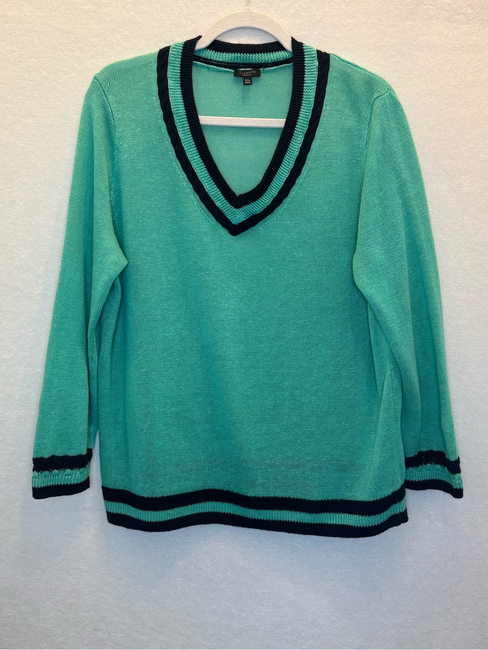Talbots 100% Linen Spring Summer Sweater 2XP Vacation Resort Cruise Career